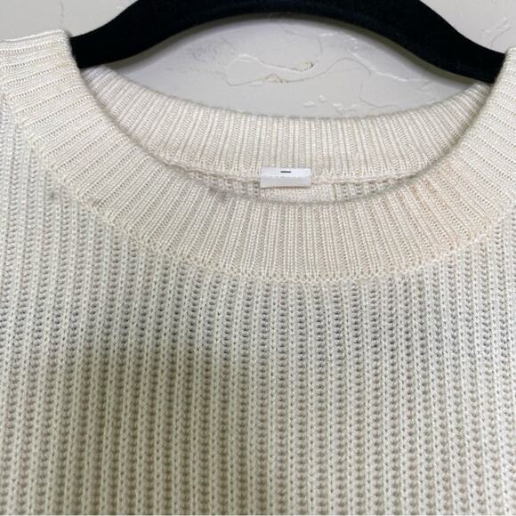 Lululemon Cream + Gray Restful Intention Sweater Small - Picture 5 of 10